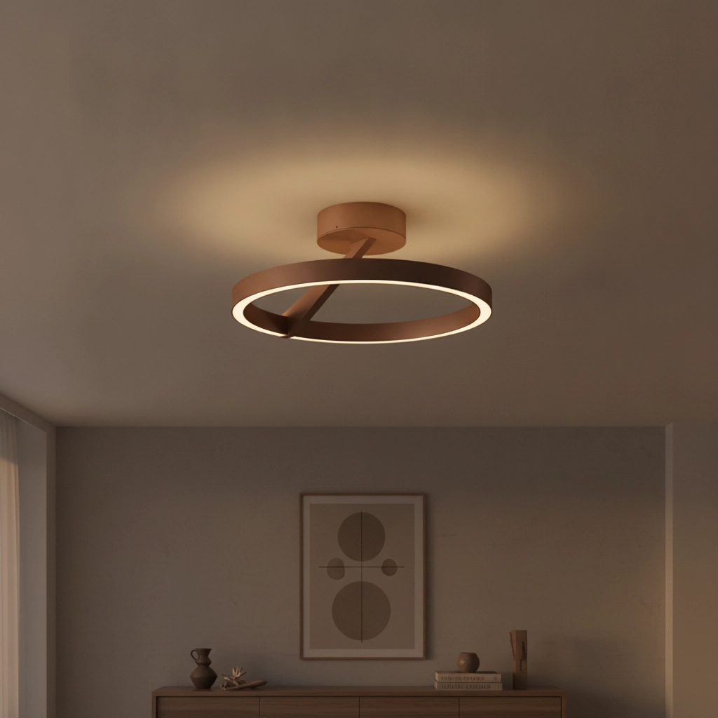 Design ceiling lamp Oregon Ø 33cm - Brushed bronze