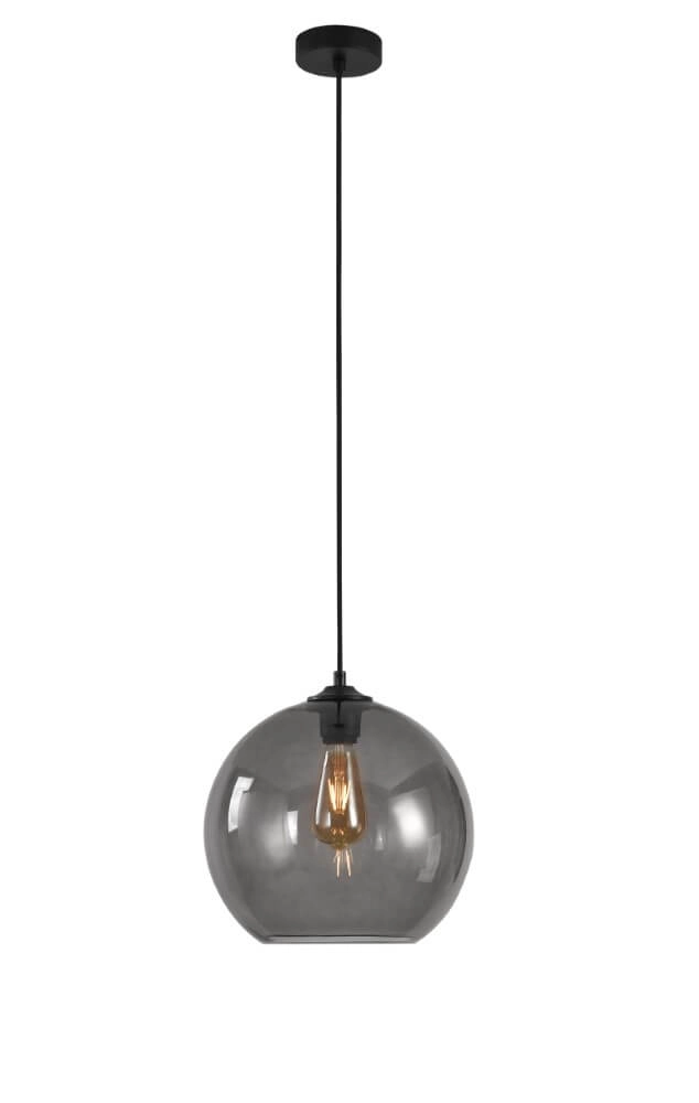 Hanging lamp Marino gray glass Ø30 cm