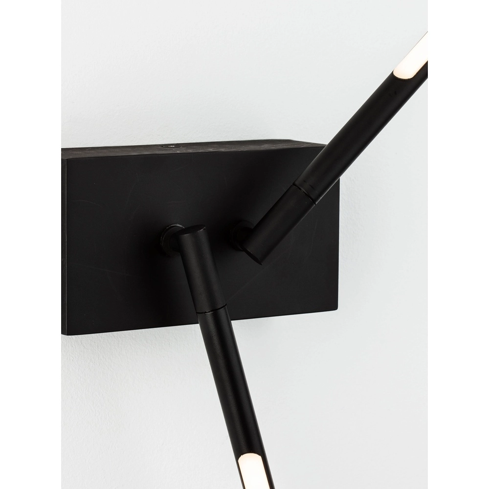 Wall lamp Raccio Black Double Lyora 5212017420466