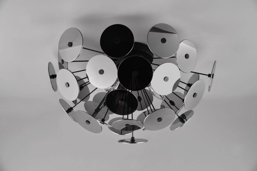 Designer ceiling lamp Discalgo Ø 54cm Trio 4017807573671
