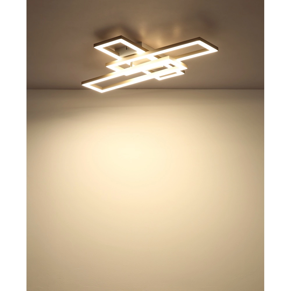 Modern ceiling lamp Wilton sand brown 40cm Globo 9007371575800