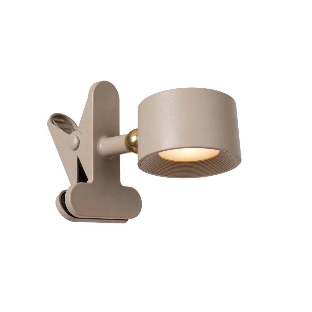 Rechargeable desk lamp Jolan taupe Lucide 5411212461100