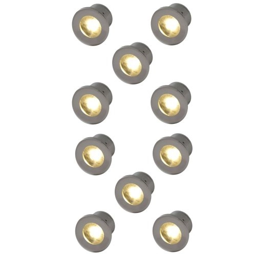 LED recessed spotlights Forte Mini (10x) 2700K