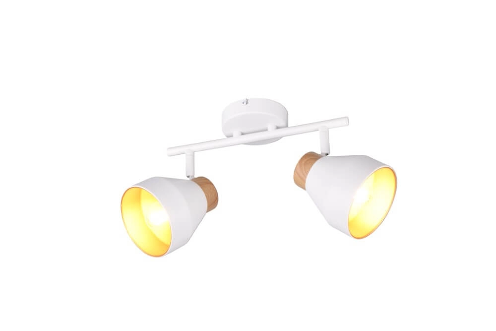 Design ceiling lamp 2-lights Valentin white