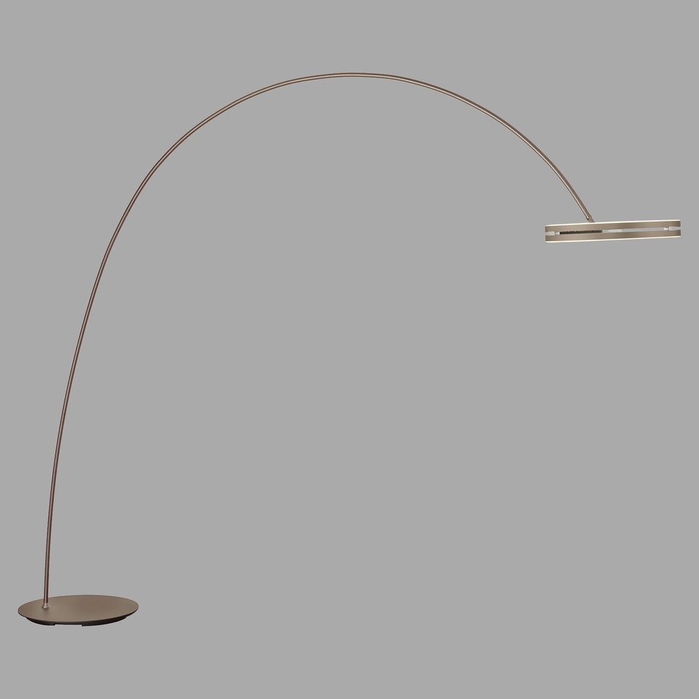 Sleek arc lamp Pure Loop-Bow Adjustable - Bronce