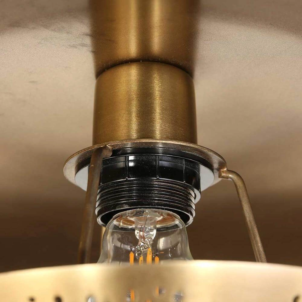 Round ceiling lamp Brass bronze Steinhauer 8712746171662