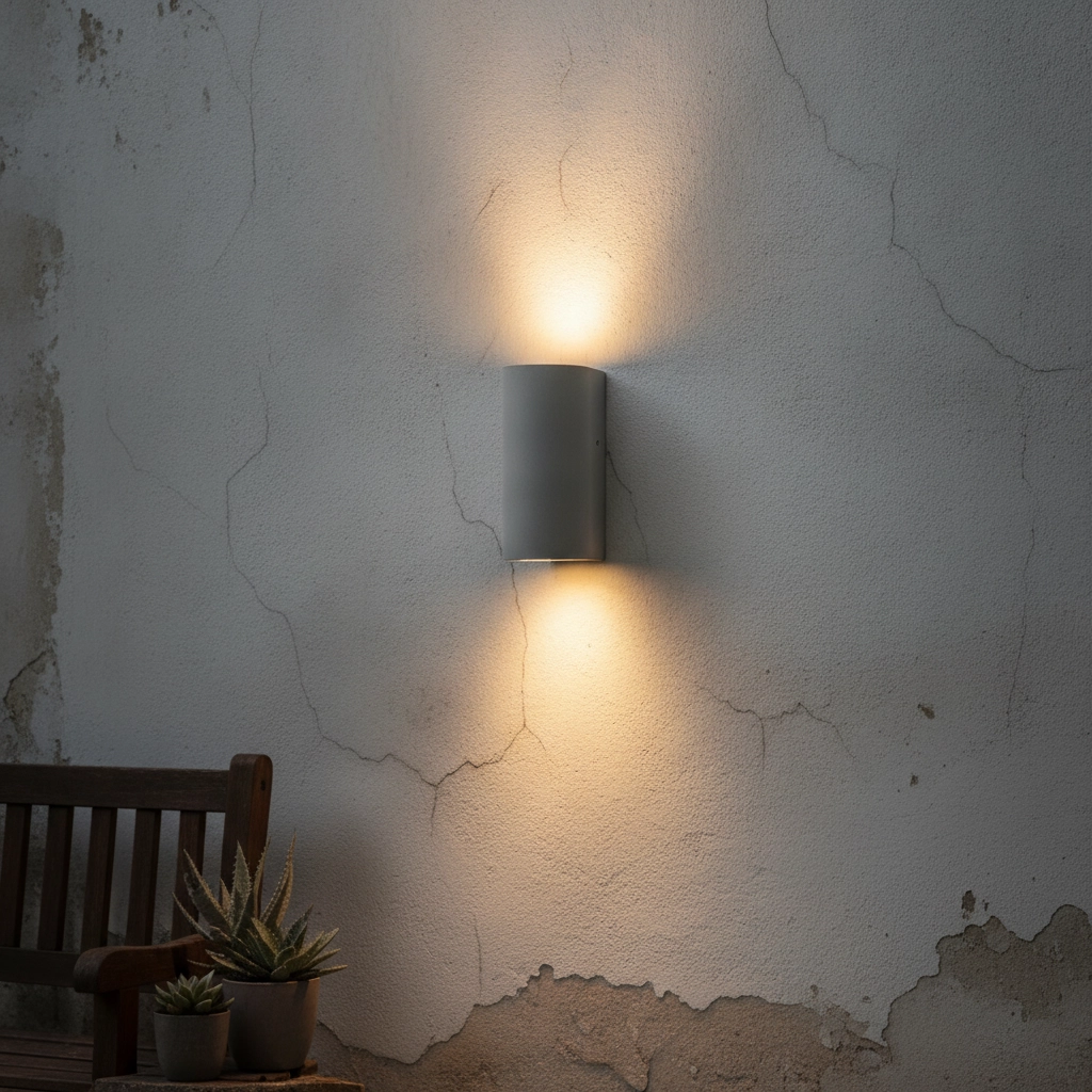 Wall spotlight Lido concrete grey