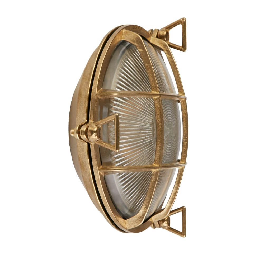 Classic wall lamp Bulkhead gold Searchlight 5053423247403