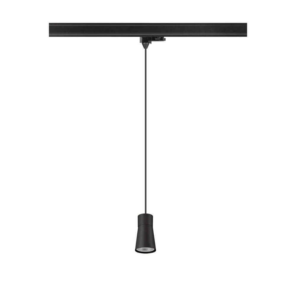 Shuttle for rail Puri 2.0 Cone Black 3-phase SLV 4024163294485