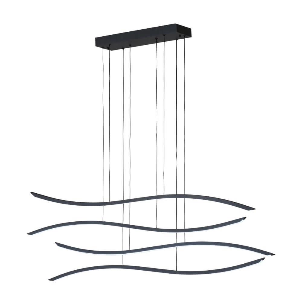 Design hanging lamp Fisk black