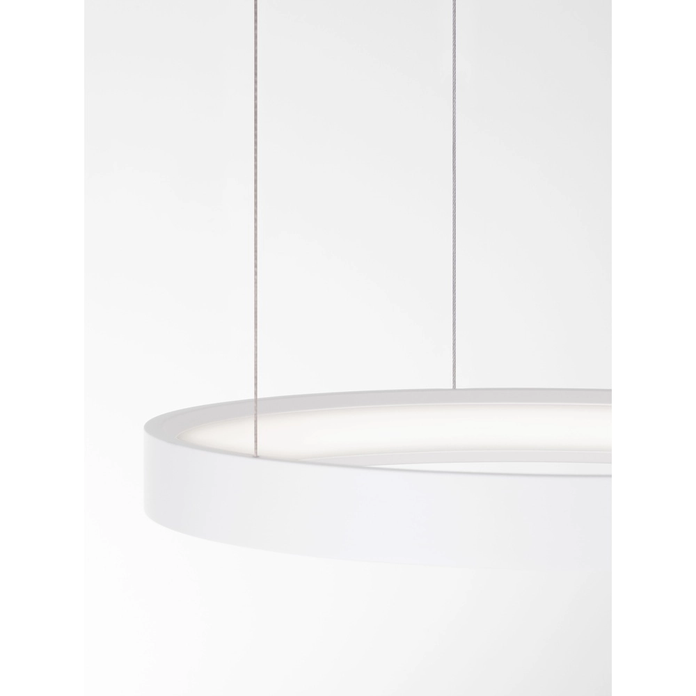 Round pendant lamp Perrine white Ø 40cm Lyora 5212017438386