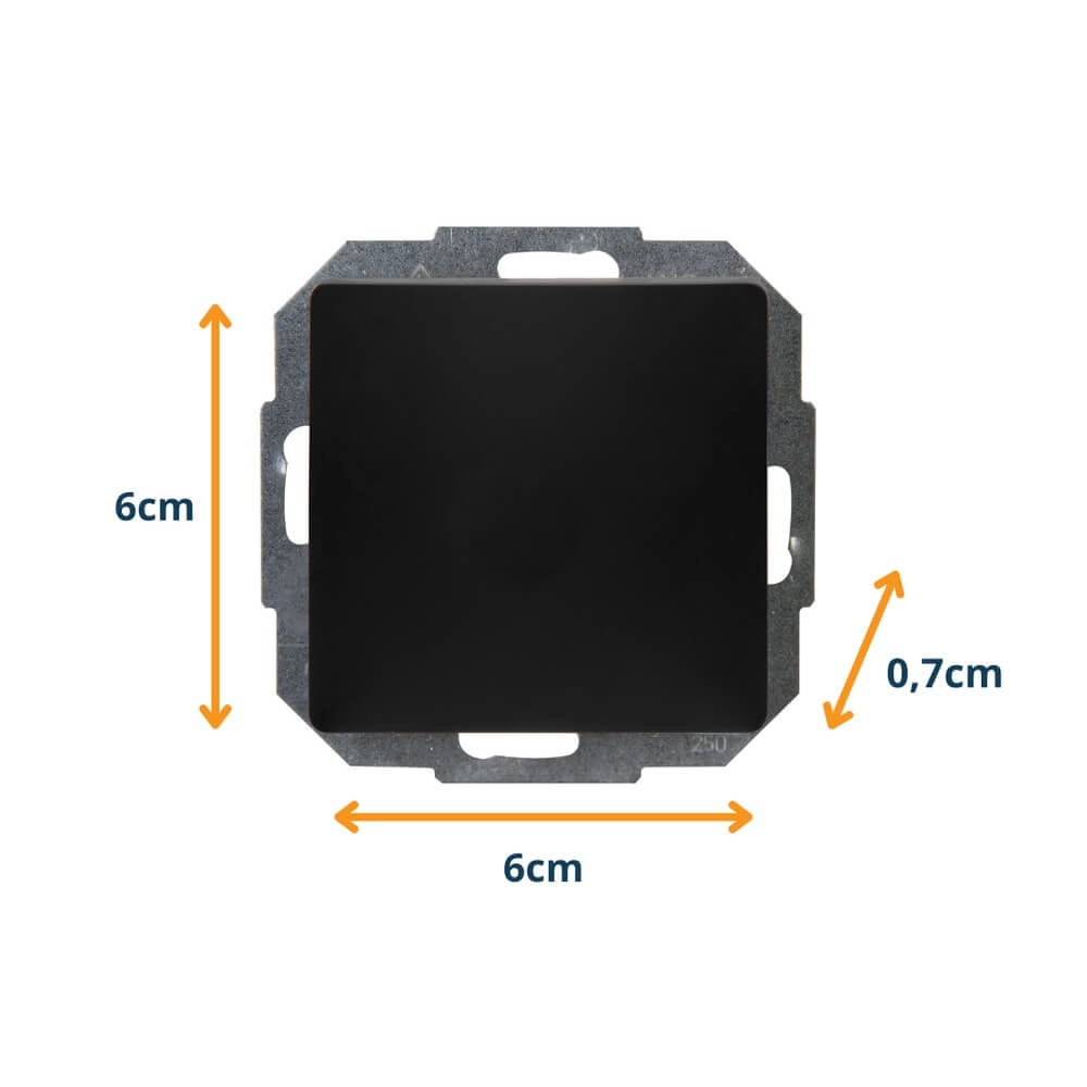 Two-way switch Paris black Lyora 4008224656818