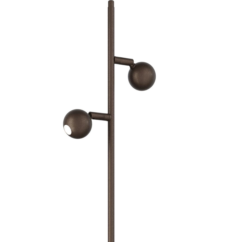 2-light floor lamp Talana cocoa brown Masterlight 8718121350080