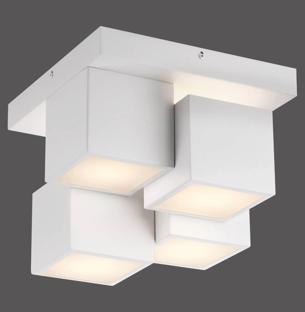 White ceiling lamp Tetris white Just Light 4043689004545