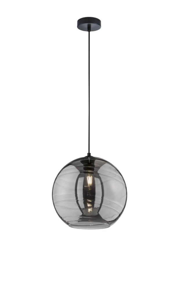 Glass hanging lamp Opie Ø 25cm