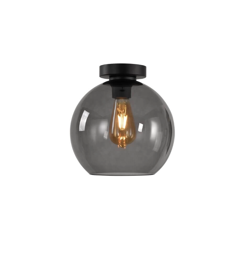 Ceiling light Marino gray glass Ø 25cm