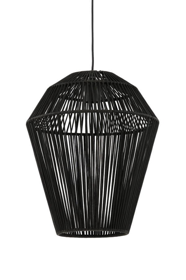 Bohemian pendant lamp Deya black Ø 38cm Light & Living 8717807681159