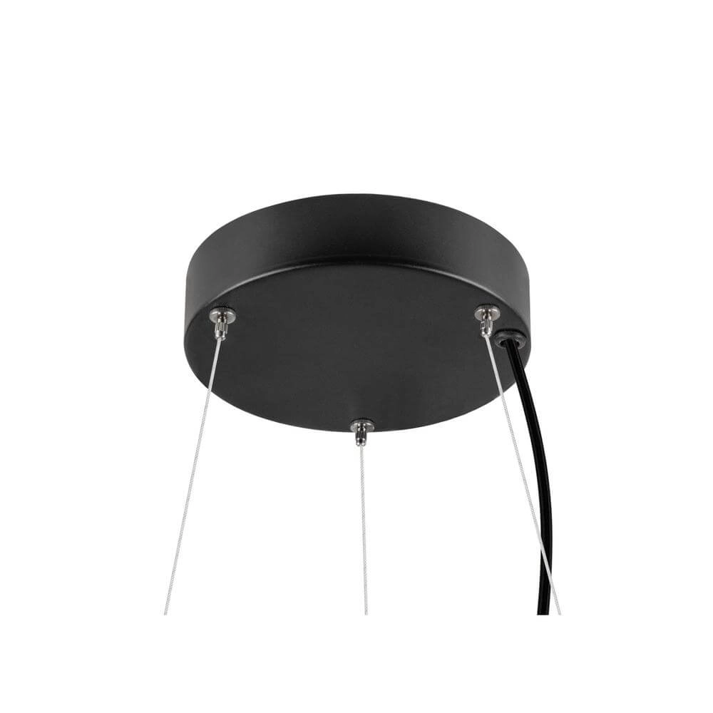 Black pendant lamp Medo Ring 60 Ø 60cm SLV 4024163298087