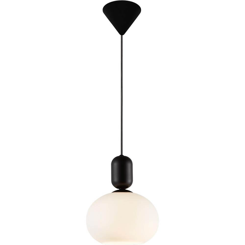 Pendant lamp Notti black and white
