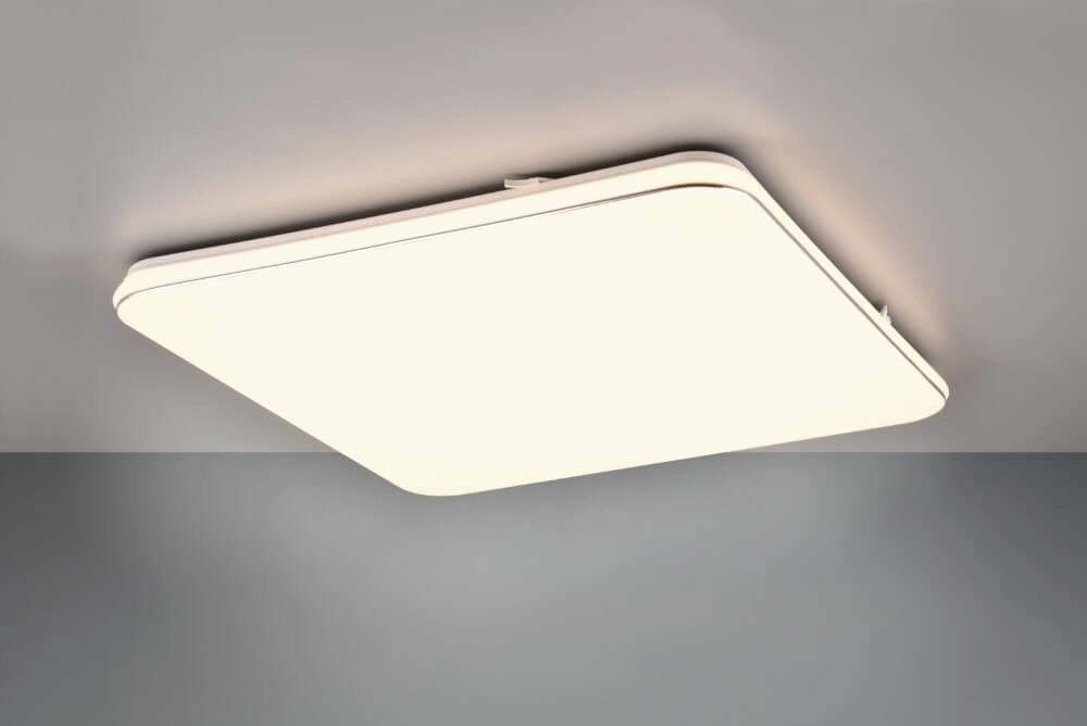 White ceiling lamp Blanca square 3000K Trio 4017807575170
