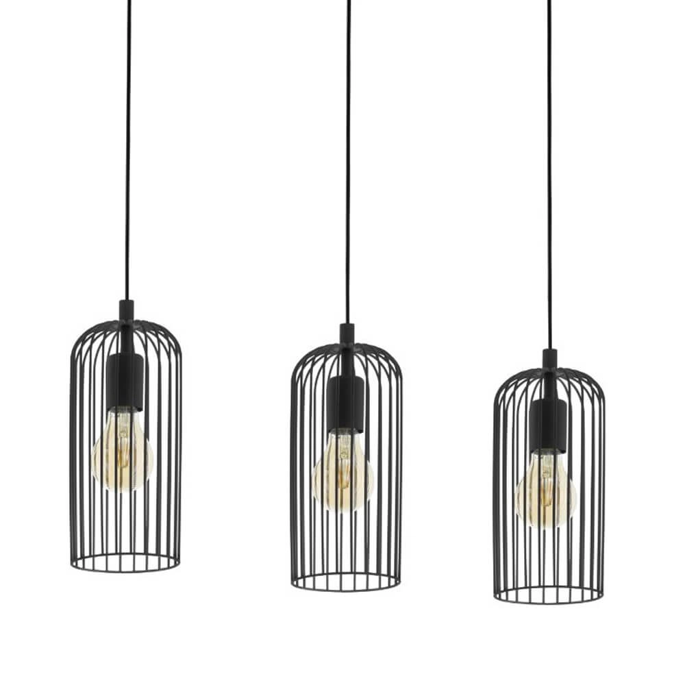 Hanging lamp dining table Roccamena 1 3-light wire lamp Eglo 9002759436889