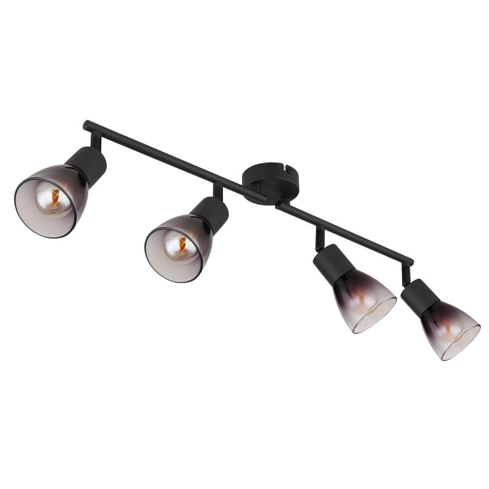 Black ceiling lamp Satella 4-light Globo 9007371458929