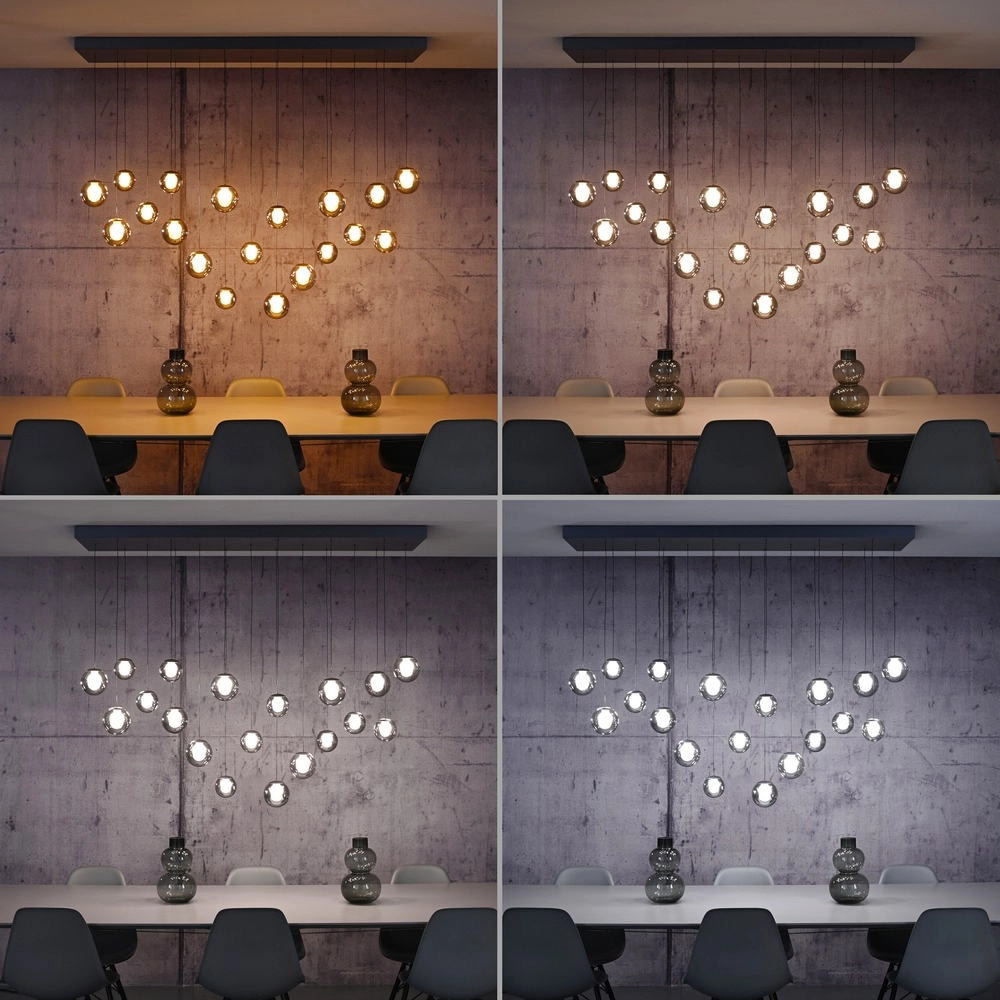 19-light pendant lamp Pure Popup mystic grey Paul Neuhaus 4012248396698