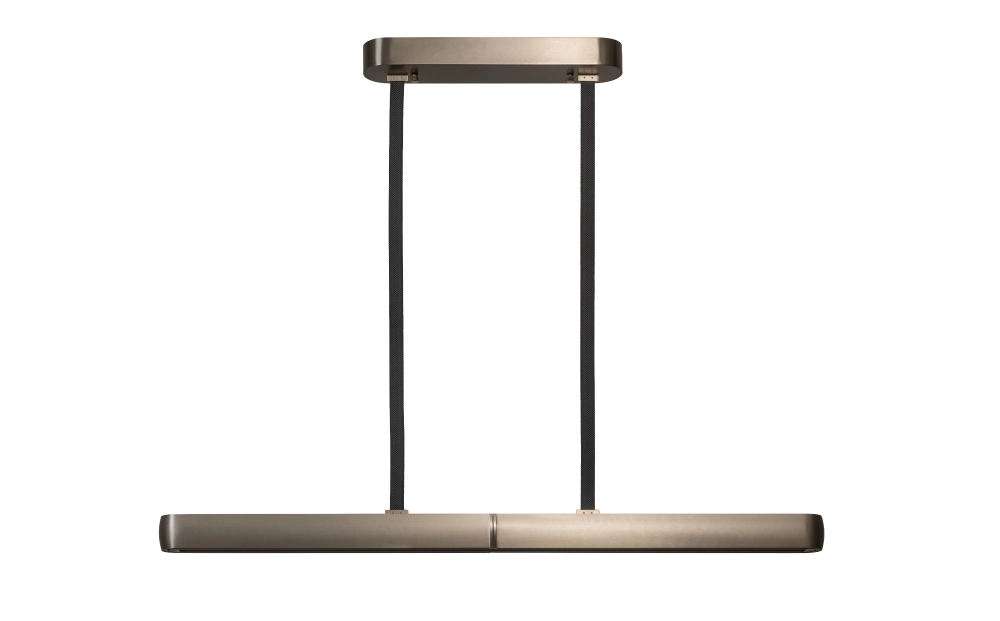 Adjustable pendant lamp Bella 120-180cm wide - gun metal
