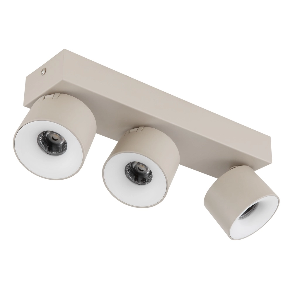 3-light ceiling spotlight Rae sand brown Globo 9007371566877