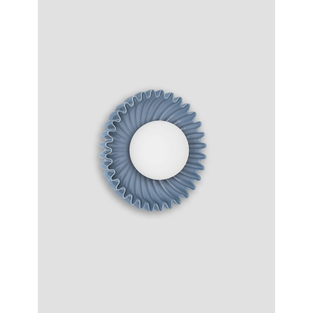 Wall lamp Petel blue with white glass Lyora 5212017483966