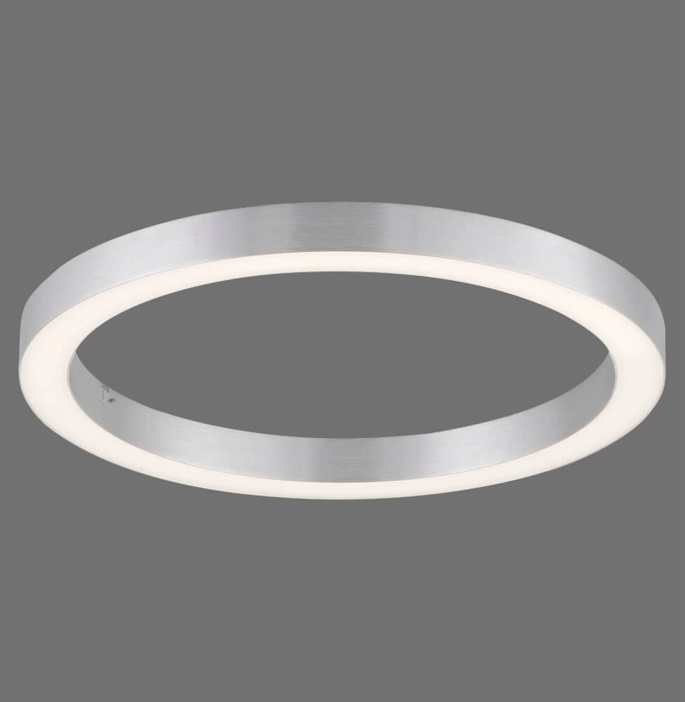 Round floor lamp Pure Lines Round Ø 50cm aluminum Paul Neuhaus 4012248375860