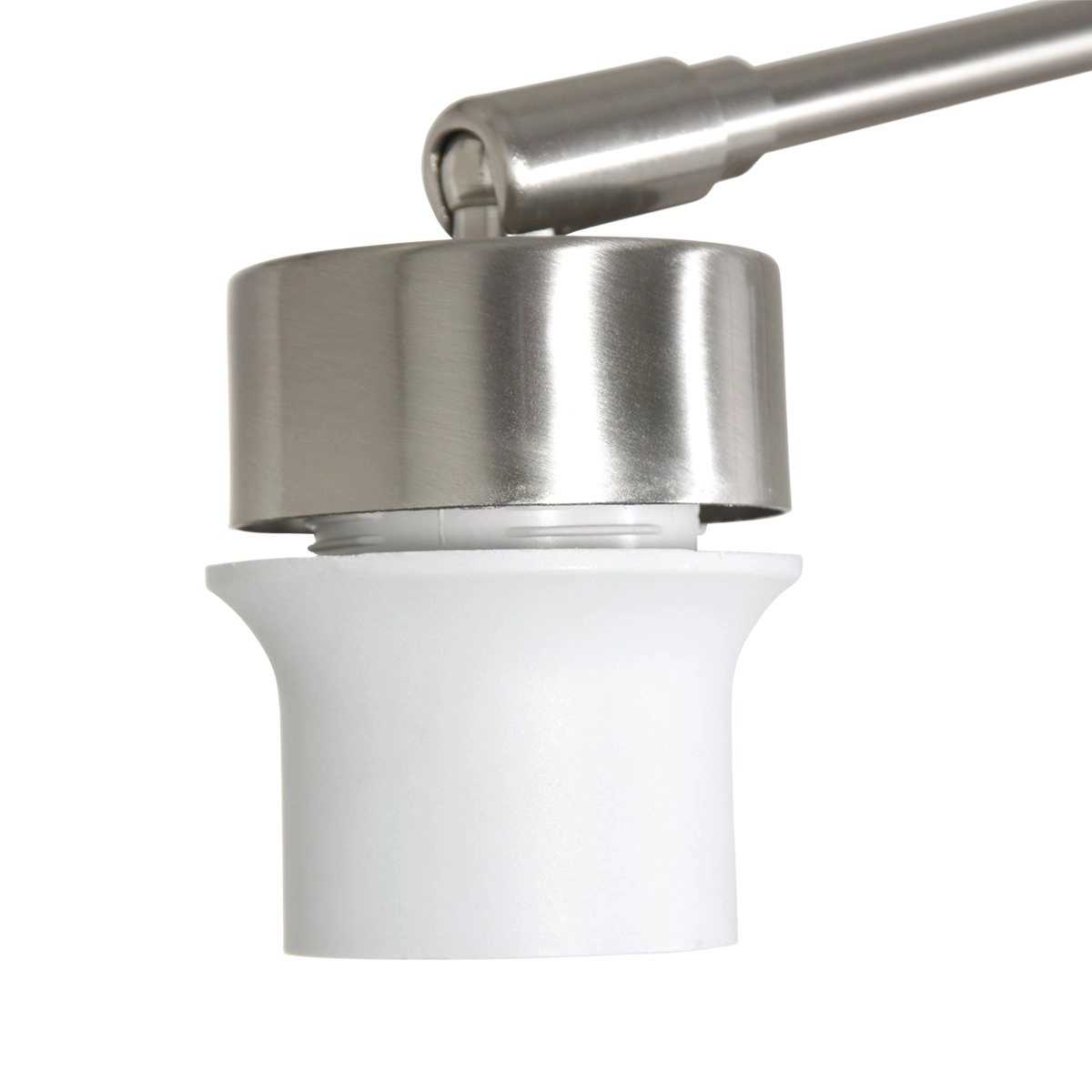 Wall Reading Lamp Prestige Chic Stainless steel with 30cm taupe lampshade Steinhauer 8712746145779