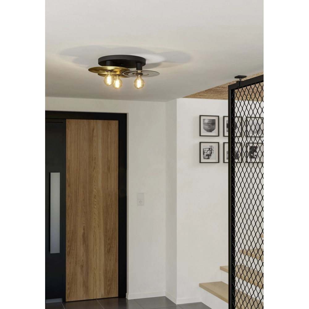 Design ceiling lamp Lintmill Ø 53cm - 3x E27 Eglo 9002759440275