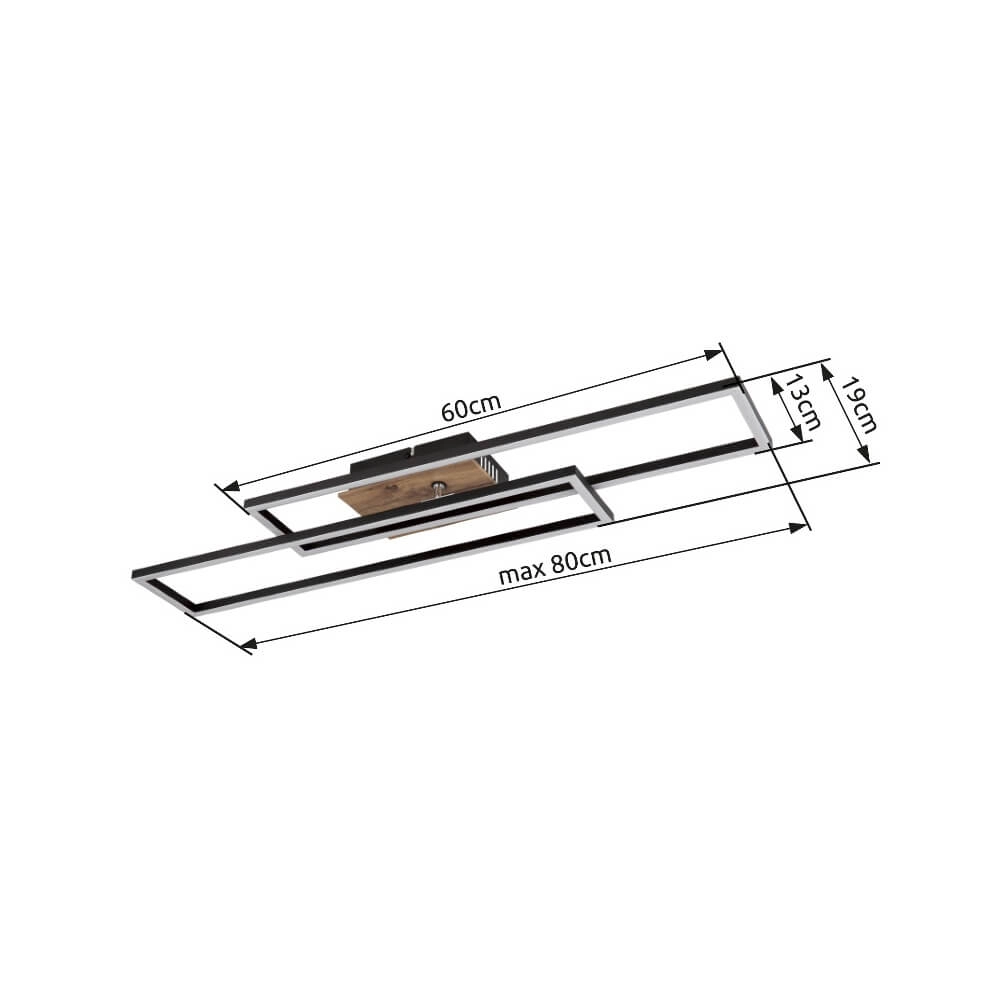Swivel ceiling lamp Dakari 30W Globo 9007371458783