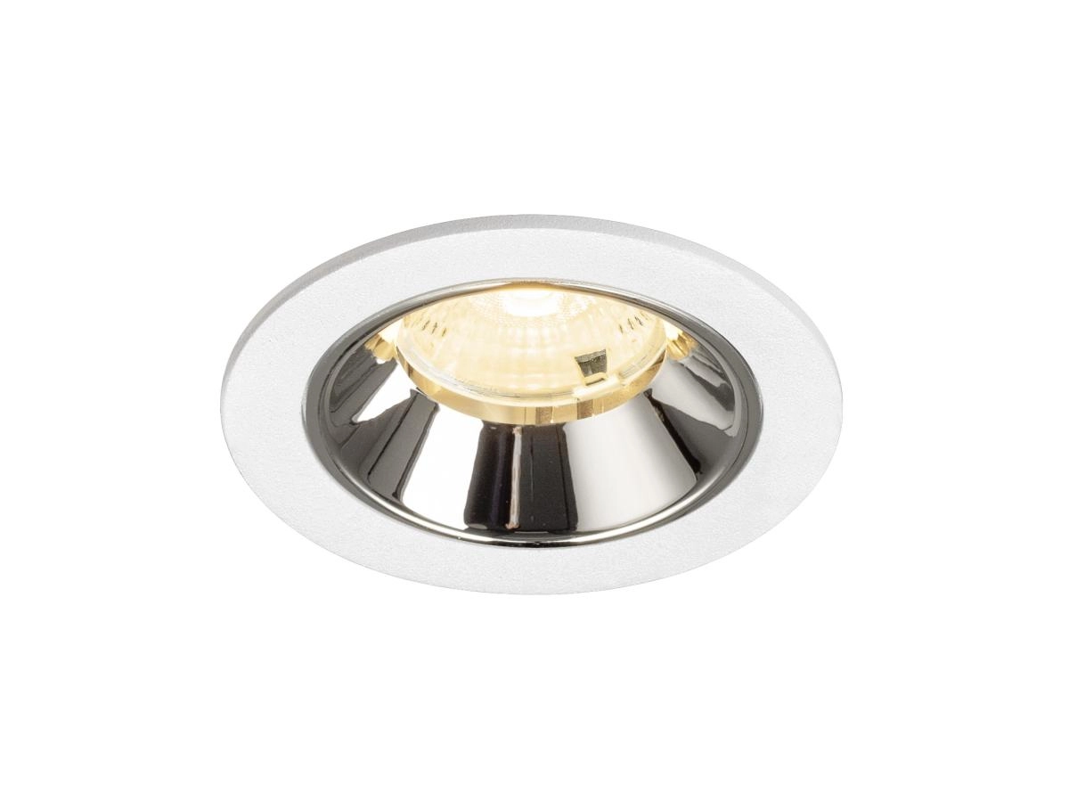 Recessed spotlight Numinos S white/chrome 3000K - 55deg