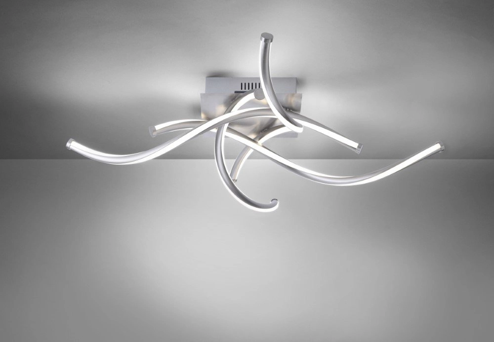 Smart ceiling lamp Q-Malina 4x12.5w - 2700-5000K metallic gray Paul Neuhaus 4012248324677
