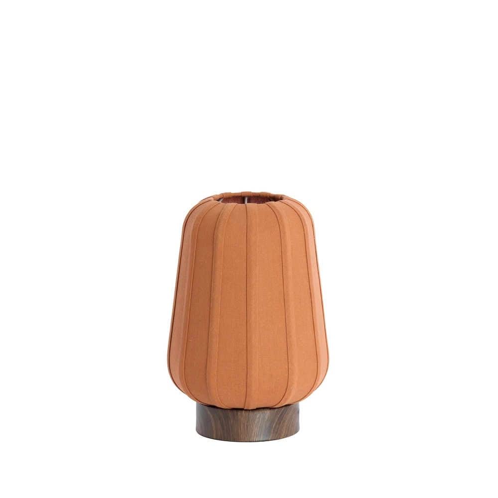 Bedside Lamp Bibury Ø 20cm - terracotta linen
