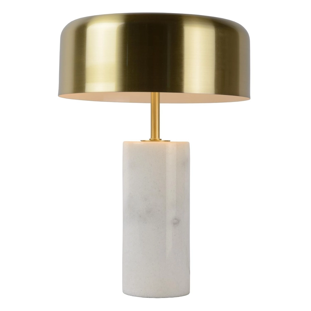 Table lamp Mirasol white with gold