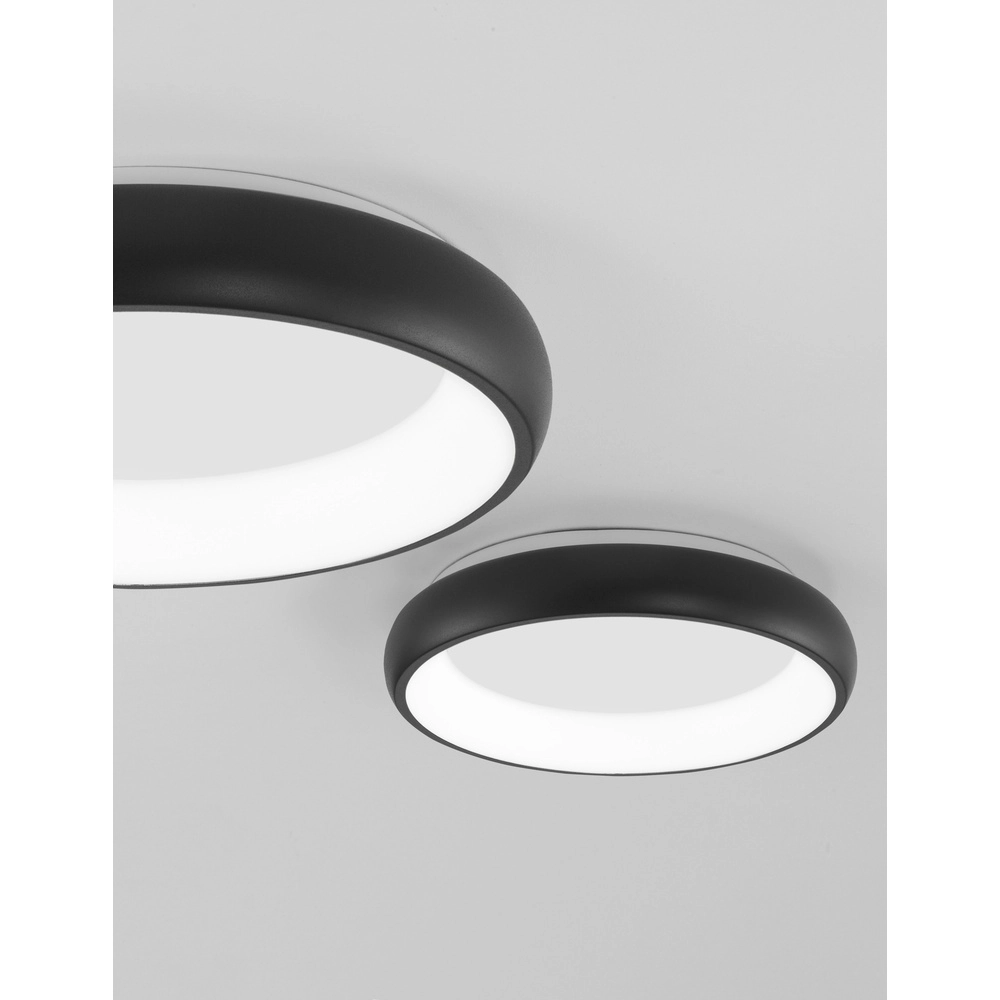 Ceiling lamp Albi black Ø 41cm Lyora 5212017419514