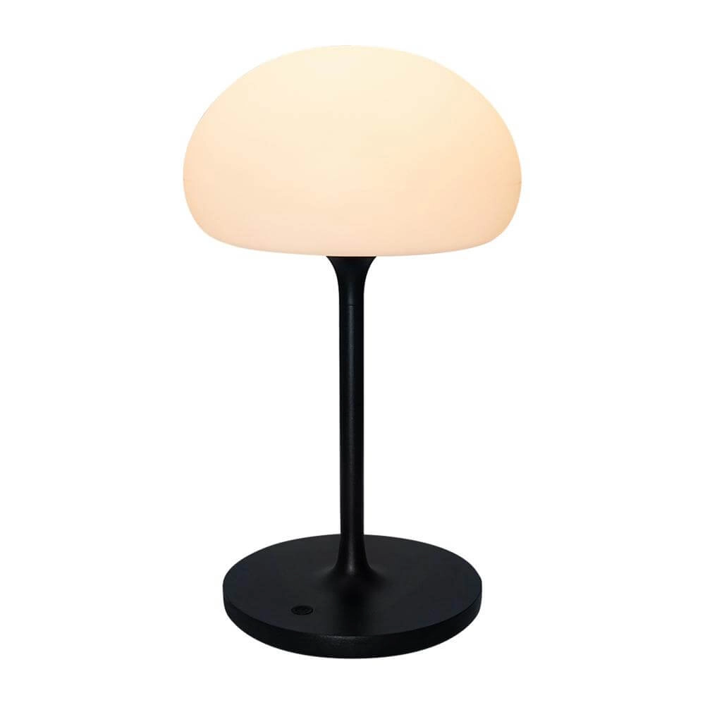 Table lamp Sponge Black with white rechargeable