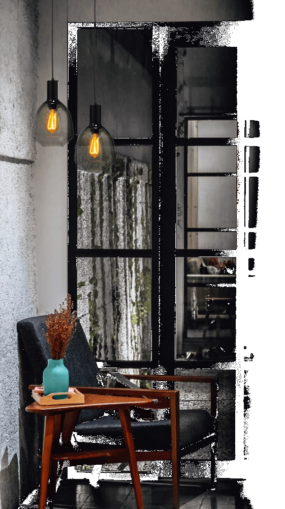 Hanging lamp black Porto with Nicolette green glass - Ø 20cm Masterlight 8718121269382