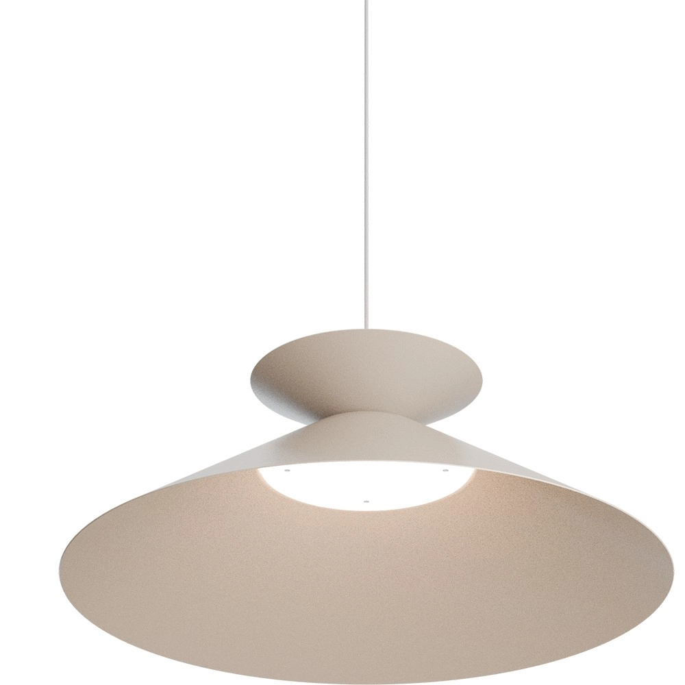 Pendant lamp Ceppo beige terra Ø 45cm with uplight Masterlight 8718121389868