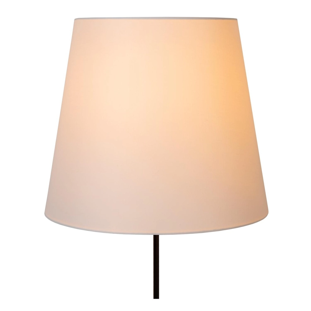 Floor lamp Pendio black with white hood Lucide 5411212194084
