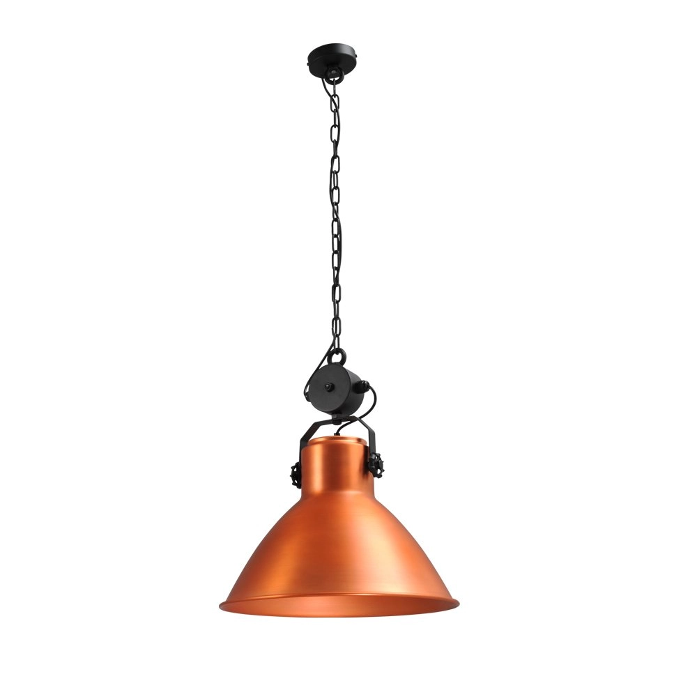 Pendant lamp Industria 44 Bud 44cm red copper with black Masterlight 8718121232850