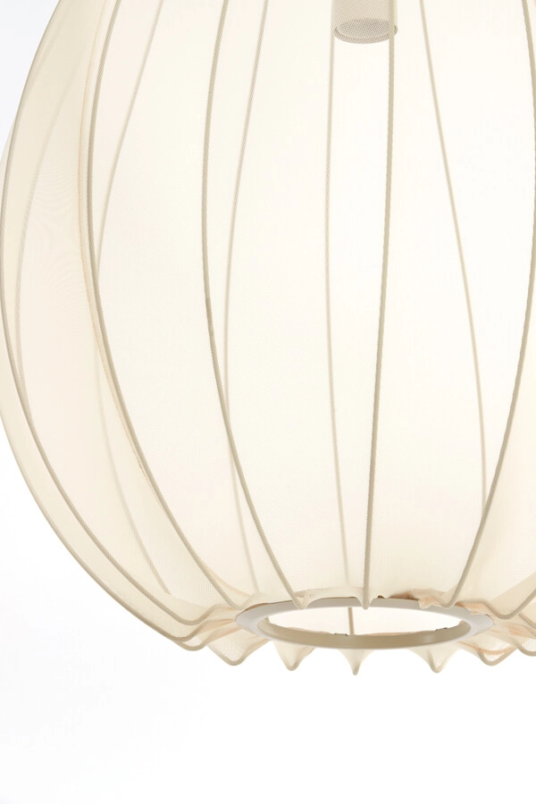 Japandi pendant lamp Itela cream Ø 50cm Light & Living 8717807702762