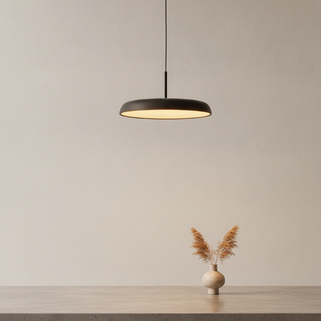 Pendant lamp Linus black Ø 45cm