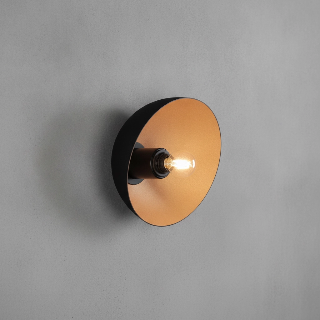 Design wall lamp Onia black with gold