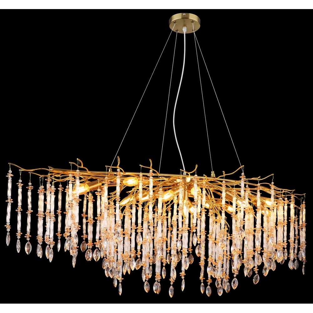 Pendant lamp Gloria 150cm gold Globo 9007371572991