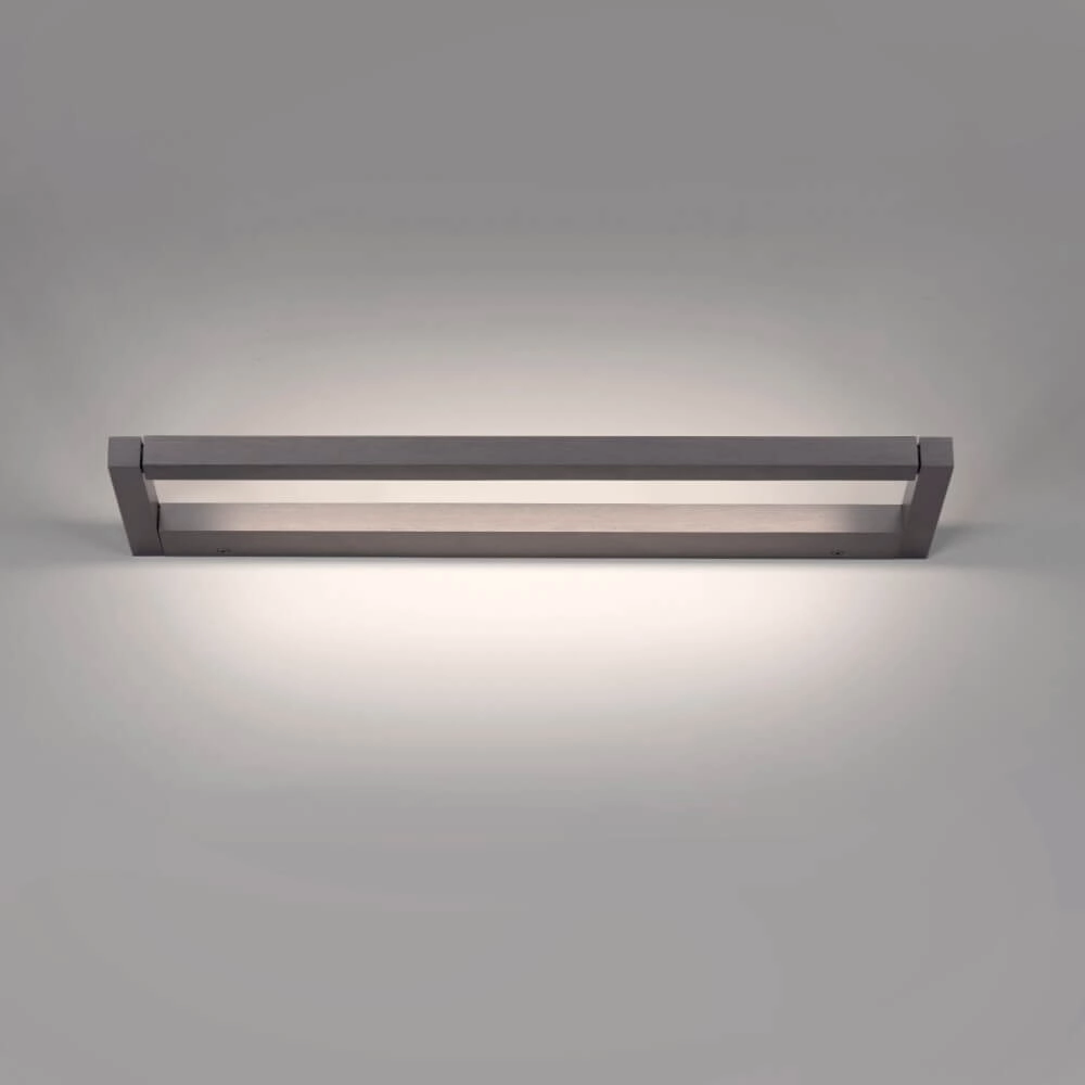 Sleek wall lamp Pure Puro gray 50cm Paul Neuhaus 4012248384206