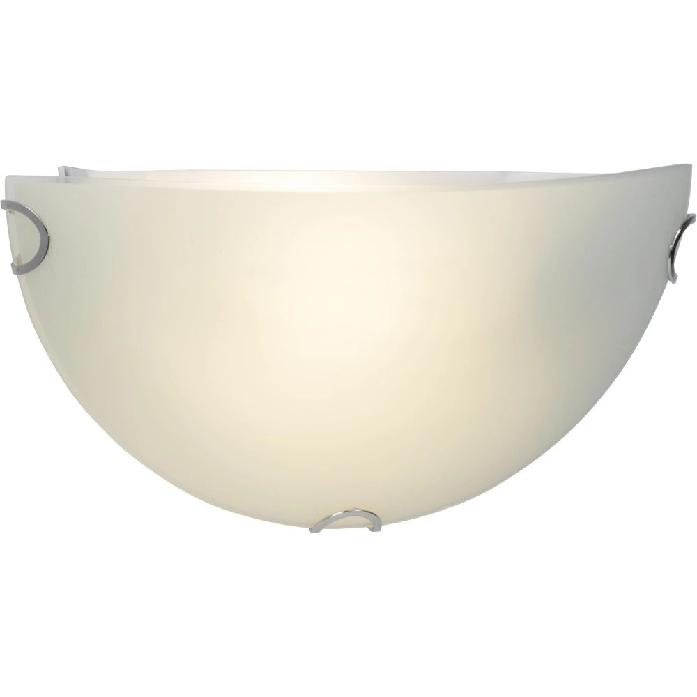 Flat wall lamp Melania 30cm frosted glass